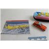Image 3 : The Simpsons Glasses Case, Toy Car, Post Card, and Misc.