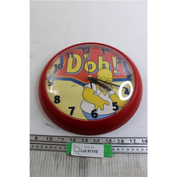 The Simpsons Clock - Untested