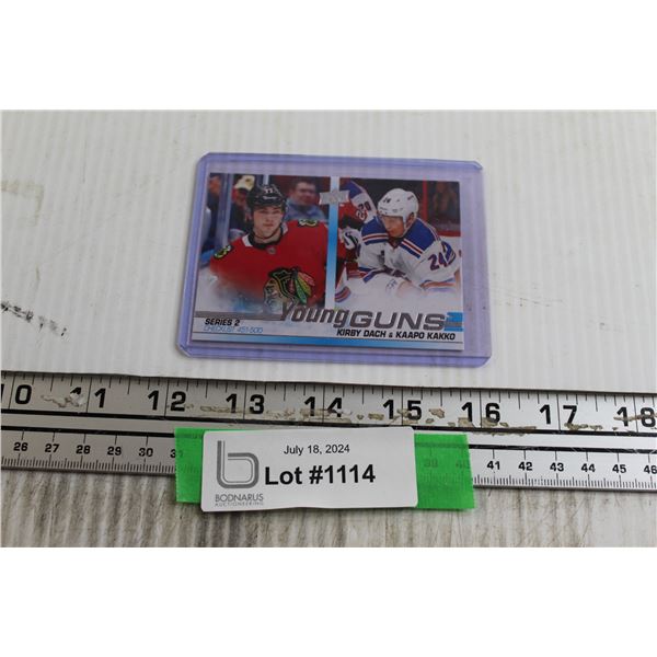 Kirby Dach Young Guns Rookie Checklist Card