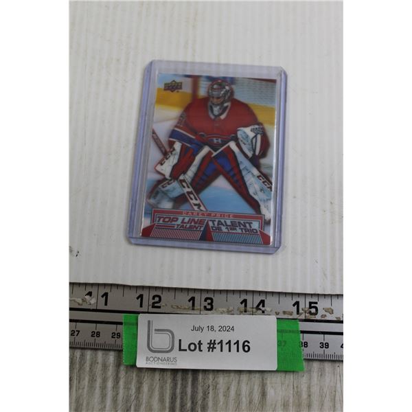 Carey Price 3D Tim Hortons Card