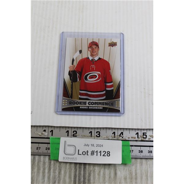 Andrei Svechnikov Upper Deck Rookie Hockey Card
