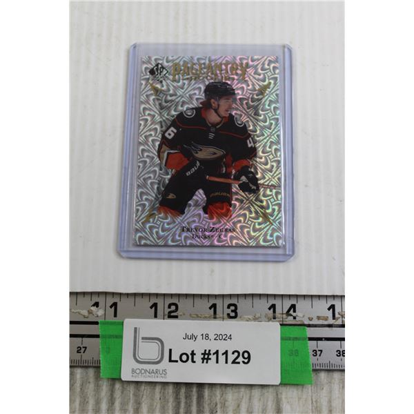 Trevor Zegras Upper Deck SP Authentic Rookie Hockey Card