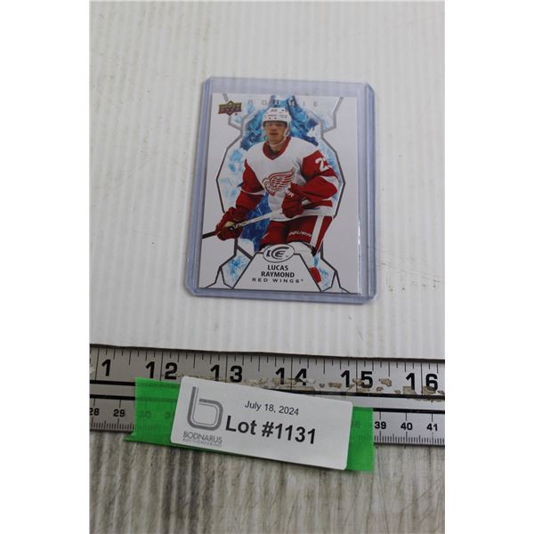 Lucas Raymond Upper Deck Ice Rookie Hockey Card