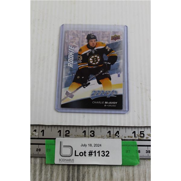 Charlie Macavoy Upper Deck Rookie Hockey Card