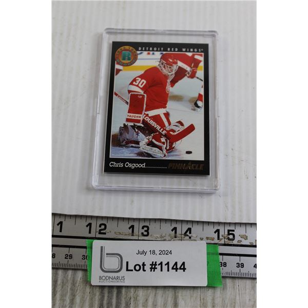 Chris Osgood Pinnacle Rookie Hockey Card