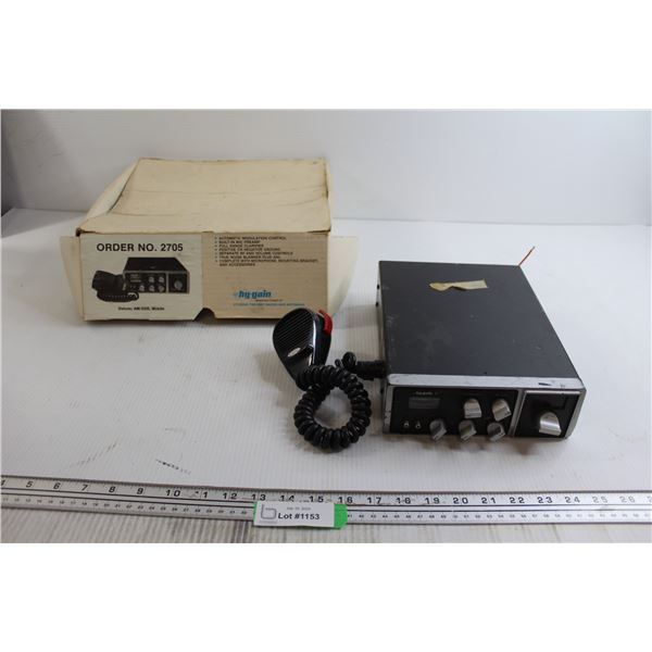 Hygain 40 Channel CB Radio - Consignor Says Turns On