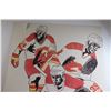 Image 3 : Calgary Flames Marker Art on Poster Board - 27 1/4" x 35 1/4"