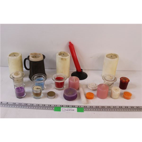 (15+) Various Sized Candles