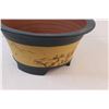Image 5 : Clay Asian Style Planter - 16.5" x 8"Tall - Chip on Edge, Glued