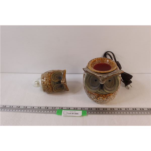 (2) Owl Wax Melters - Needs Bulbs