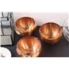 Image 2 : (3) Copper Plant Holders, (3) Glass Serving Bowls, Asian Serving Small Bowl Set, Upholstery Nails, S
