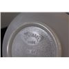 Image 4 : Sunbeam Glassbake White Mixing Bowls - 9.5" (Has Chips on Edge) & 6.5" Pouring Bowl