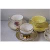Image 2 : (8) Teacup & Saucers - Miss/Matched Patterns