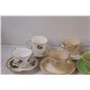 Image 2 : (8) Teacup & Saucers - Miss/Matched Patterns
