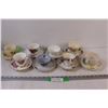 Image 1 : (8) Teacup & Saucers - Miss/Matched Patterns