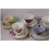 Image 2 : (8) Teacup & Saucers - Miss/Matched Patterns