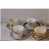 Image 2 : (8) Teacup & Saucers - Miss/Matched Patterns