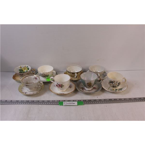 (8) Teacup & Saucers - Miss/Matched Patterns