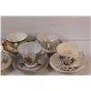 Image 3 : (8) Teacup & Saucers - Miss/Matched Patterns