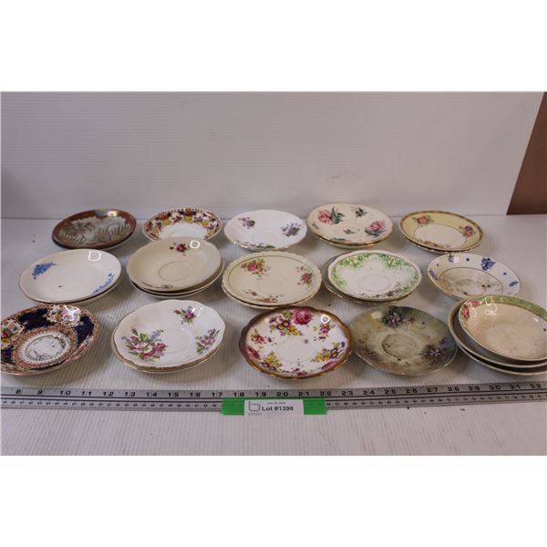 (26) Teacup Saucers - Various Patterns