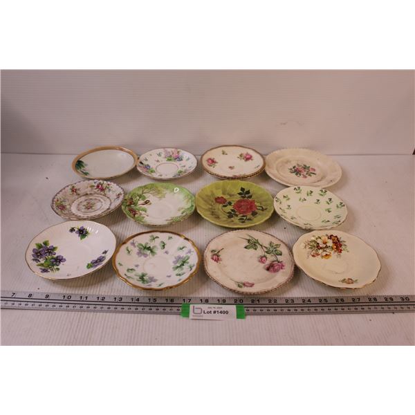 (13) Teacup Saucers - Various Patterns