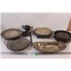 Image 1 : Silver Platters & Serving Dishes Lot