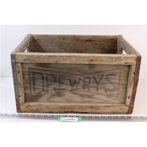 Drewrys Wooden Bottle Box - 18.5" x 13" x 10"