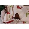 Image 2 : Gingerbread Man Shower Curtain, (2) Wicker Baskets, Candle Holder & Reindeer Tin Box
