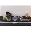 Image 1 : Avon Dominos Cologne, Avon Soap, (3) Liqueur Glasses, (3) Tea Glass Serving Set
