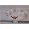 Image 1 : (1) Dainty Tea Cup & Tray w/Extra Cups