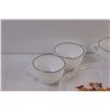 Image 3 : (1) Dainty Tea Cup & Tray w/Extra Cups