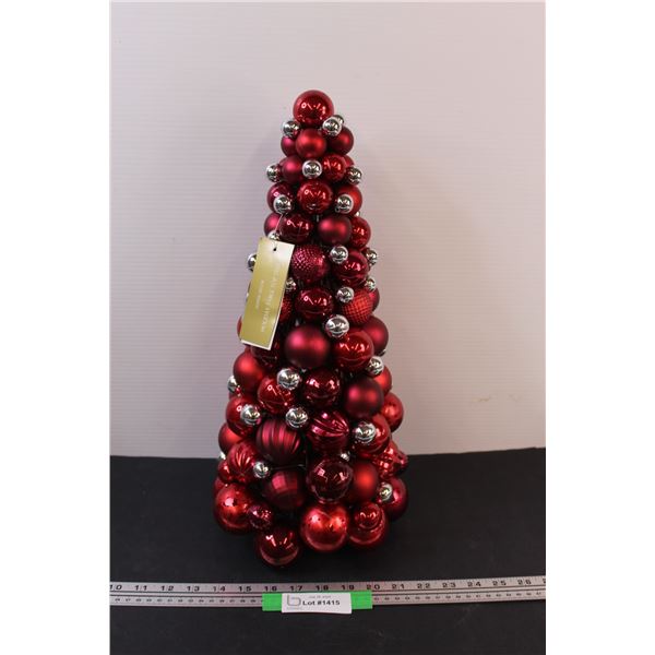 Christmas Table Top Tree Decor - 18" Tall