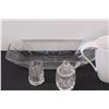 Image 2 : Glass Serving Condiments Dish w/Spoon, (4) Mugs, Glass Serving Tray
