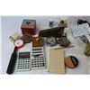 Image 4 : Box of Material - Stapler - Laces - Hooks - Screws - Mics Items
