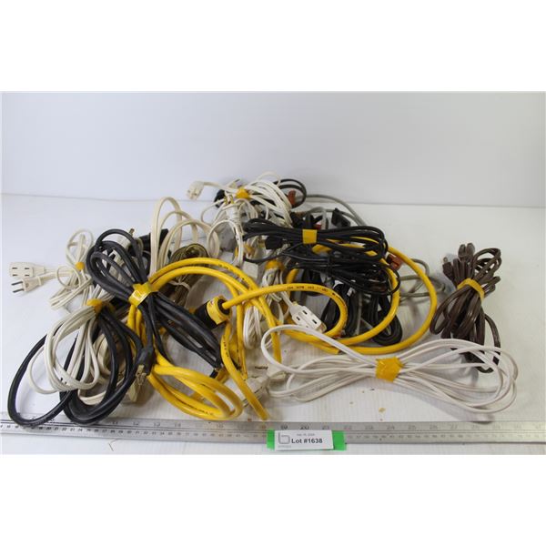 Assortment of Small Extension Cords