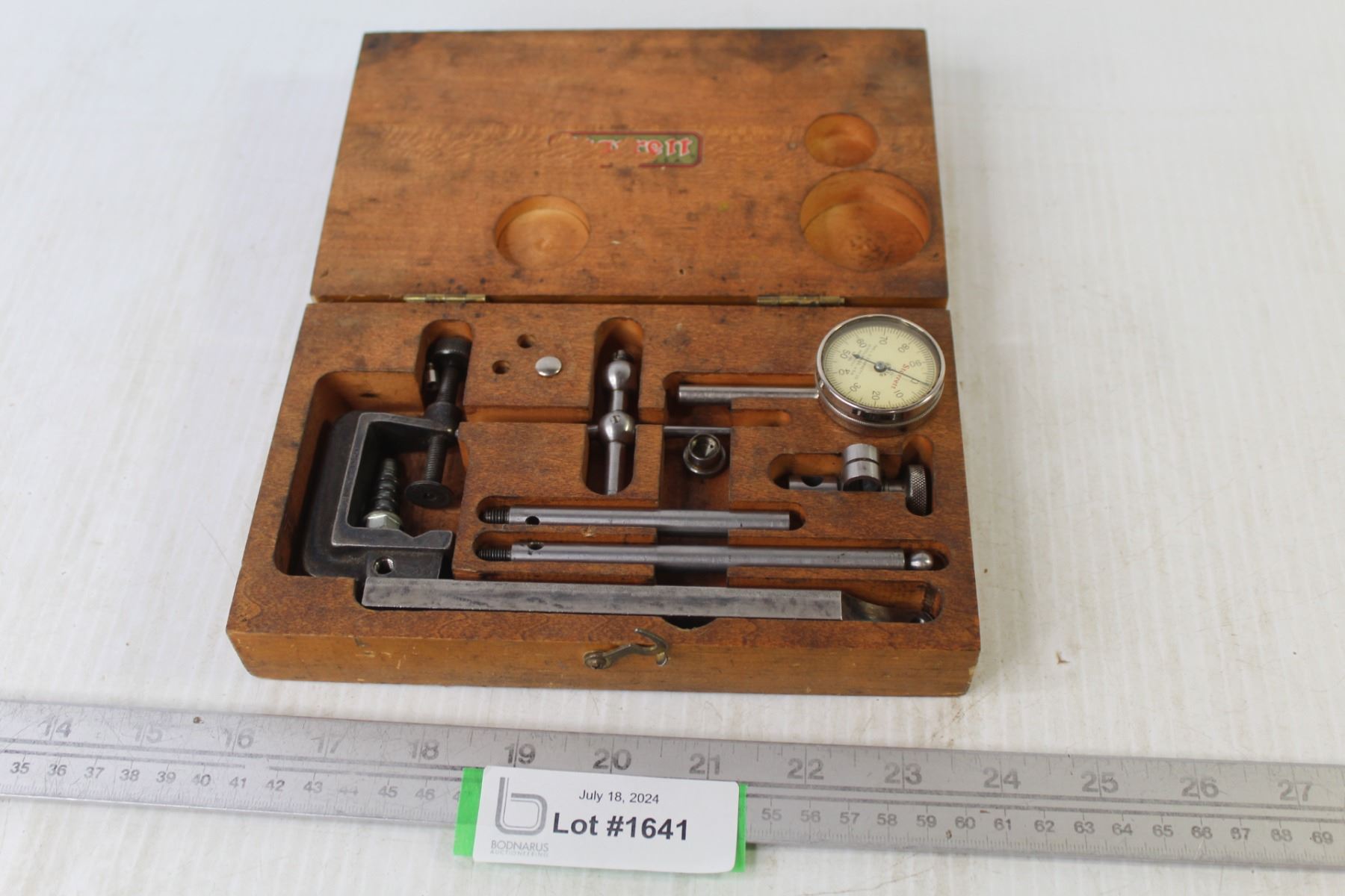 Vintage Starrett 196 Dial Indicator Bodnarus Auctioneering