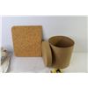 Image 3 : Cardboard Container - Cork Board - Craft Supplies - Small Vases - Cloth Napkins & Pillow Cases