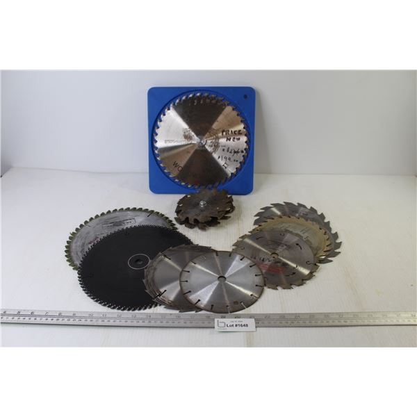 Assortment of Saw Blades (6" - 10")