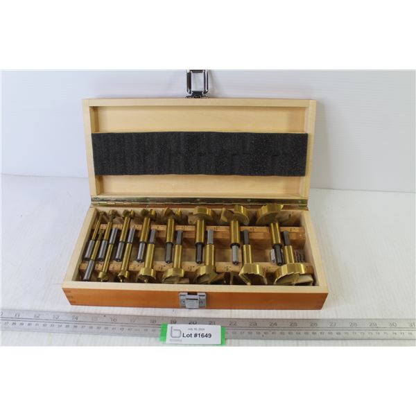 Forstner Bit Set in Case