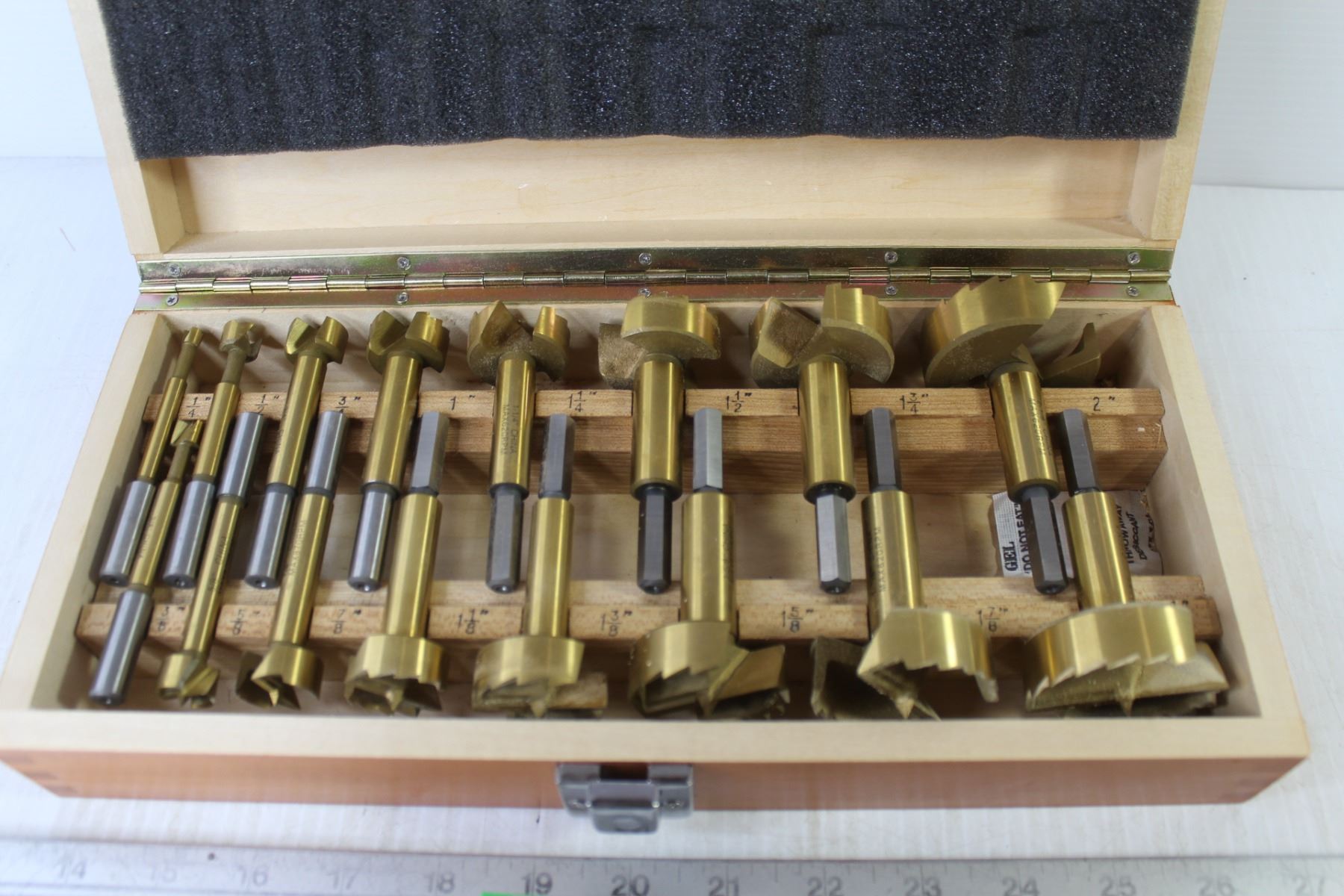 Forstner Bit Set in Case - Bodnarus Auctioneering