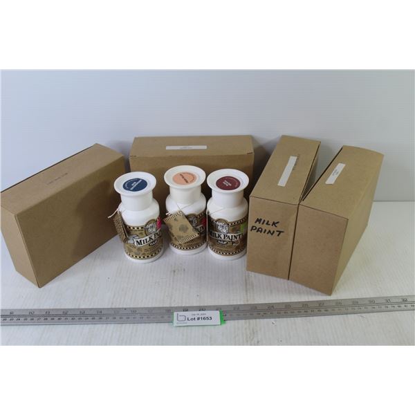 (12) Containers of Milk Paint (NIB)