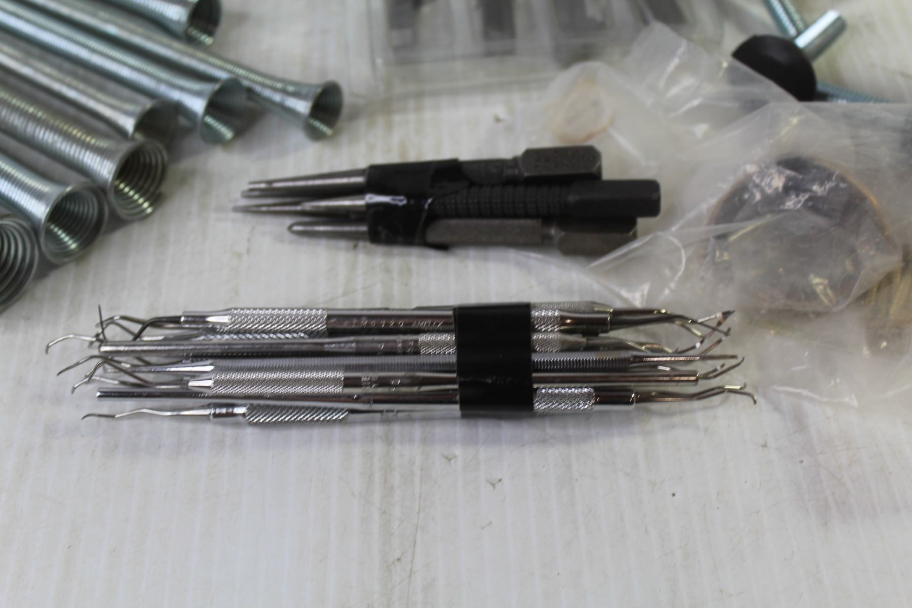 Rolls of String Mitre Box w/Saw Stapler Finish Applicators