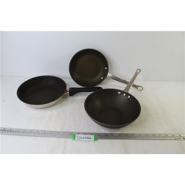 (3) Frying Pans (9" - 8")