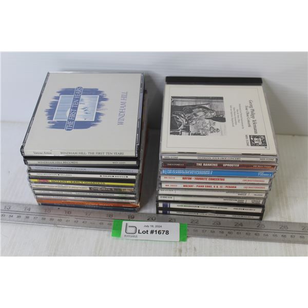 (17) CDs - The Rankins - Loprie Line - Connie Kaldor - Mozart - Cohen Live - Hayden - Athina - Nana 