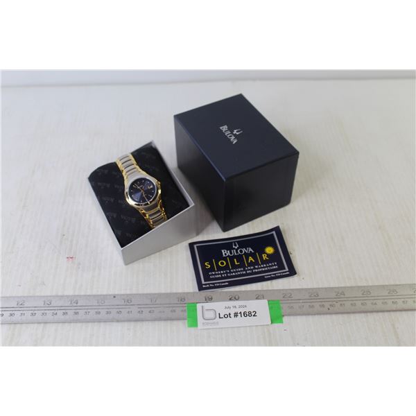 Bulova Solar Watch (not running - needs light)