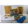 Image 1 : Cutting Boards - (3) Letter Openers - Plastic Baskets - Plastic Bags (14" x 22") - Duster - Scrubbin