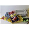 Image 4 : Cutting Boards - (3) Letter Openers - Plastic Baskets - Plastic Bags (14" x 22") - Duster - Scrubbin
