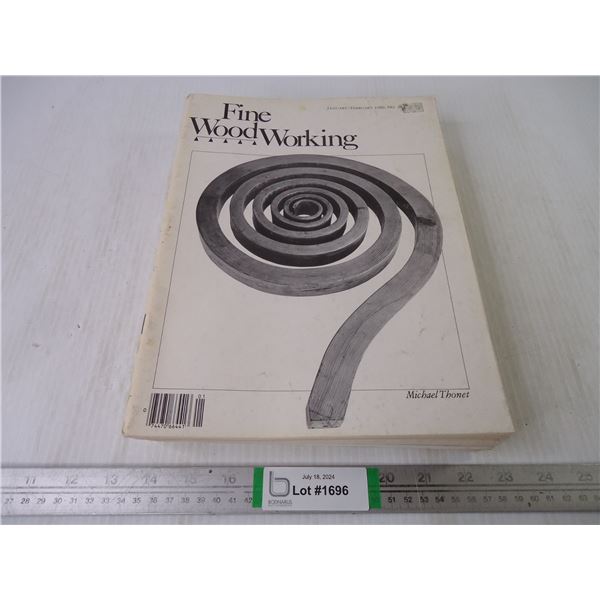 (9) Issues of Fine Wood Working from 1980 and 1981