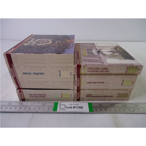 (5) Mozart Collections on CD's