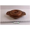Image 1 : Wooden Decorative Dish w/ Lid
